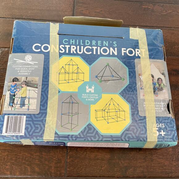 Construction Fort Creative Works 77 Piece Child Play Set Fort Building Camp READ - Picture 6 of 10